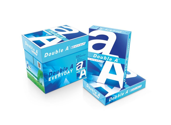 Double A Copy Paper A4 White 70GSM - Box of 5 Reams