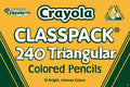 68-8214 Colour Pencil 240 Triangular Classpack