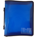 Binder Buddy Protext A4 3 Ring 25Mm With Zipper/Handle Blue