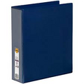 Binder Insert Marbig A4 Clearview 2 D-Ring 50Mm Blue