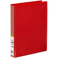 Binder Insert Marbig A4 Clearview 3 D-Ring 25Mm Red