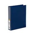 Binder Insert Marbig A4 Clearview 3 D-Ring 38Mm Blue