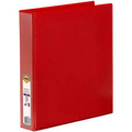 Binder Insert Marbig A4 Clearview 3 D-Ring 38Mm Red