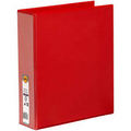 Binder Insert Marbig A4 Clearview 3 D-Ring 50Mm Red
