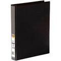 Binder Insert Marbig A4 Clearview 4 D-Ring 25Mm Black