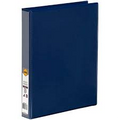 Binder Insert Marbig A4 Clearview 4 D-Ring 25Mm Blue