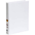 Binder Insert Marbig A4 Clearview 4 D-Ring 25mm White
