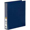 Binder Insert Marbig A4 Clearview 4 D-Ring 38mm Blue