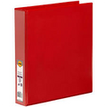 Binder Insert Marbig A4 Clearview 4 D-Ring 38mm Red