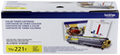 Brother TN255Y Yellow High Yield Toner Cartridge - 2,200 Page