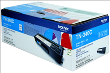 Brother TN340C Cyan Toner Cartridge - 1,500 Page