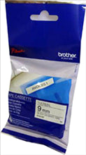 Brother Non Laminated Black on White Tape - 9mm x 8 metres