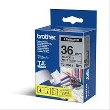 Brother P-Touch Tape 36mm x 8mm Black on Silver