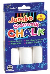 Chalk Beesart White Sidewalk Jumbo 3'S