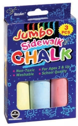 Chalk Beesart Coloured Sidewalk Jumbo 3'S