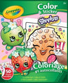 Book Crayola Colour And Sticker Shopkins