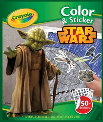 Book Crayola Colour And Sticker Star Wars