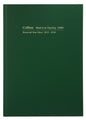 Diary Financial Year Collins A4 34M4 Wto Green