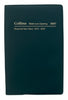 Diary Financial Year Collins A6 36M7 Wto Black