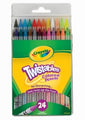 Pencil Coloured Crayola Twistable Pk24