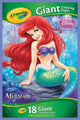 Book Colouring Crayola Giant Pages Disneyprincess/L-Mermaid