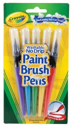 Paint Brush Pens Crayola 5 Asstd Cols