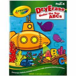 Book Activity Crayola Dry Erase Under The Sea Abc