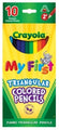 Pencil Coloured Crayola Junior Triangular Pk10