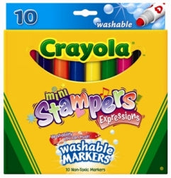 Marker Crayola 10'S Mini Stamper Expressions