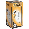 BIC Pen BP Cristal Xtra Life Medium Black - Pack of 50