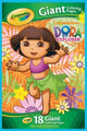 Book Colouring Crayola Giant Pages Dora The Explorer