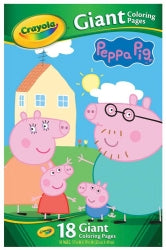 Book Colouring Crayola Giant Pages Peppa Pig