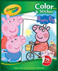Book Crayola Colour And Sticker Peppa Pig