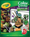 Book Crayola Colour And Sticker Tmnt
