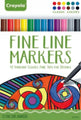 Marker Crayola Fine Line Classic Colours 12Pk