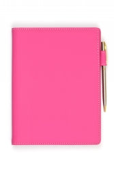 Compendium Debden A5 W/ Wiro Note Book & Pen Pink