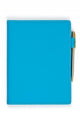 Compendium Debden A5 W/ Wiro Note Book & Pen Blue