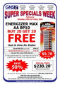 Energizer Aa Blister Pack Feb 2014 Super Special