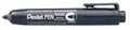 Marker Pentel Nx50 Perm Retract Refillable Black