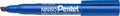 Marker Green Label Pentel Nn60 Chisel Tip Blue