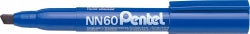 Marker Green Label Pentel Nn60 Chisel Tip Blue
