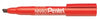 Marker Green Label Pentel Nn60 Chisel Tip Red