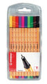 Pen Stabilo Fibre Tip Point 88 0.4 Pk10