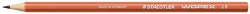 Pencil Staedtler Wopex Graphie 2B Metallic Red Barrel Bx12