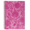 Notebook Spirax A5 Pp 531 Flocked Pink 240Pg