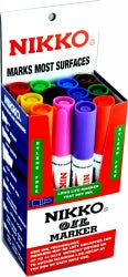 Marker Nikko 1700 Bullet Asst Col Bx12