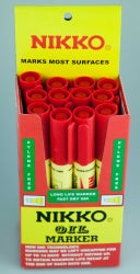 Marker Nikko 1800 Chisel Red