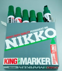 Marker Nikko King Chisel 12Mm Green