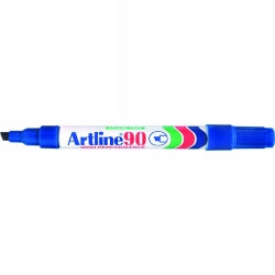 Marker Artline 90 Permanent 5Mm Chisel Nib Blue
