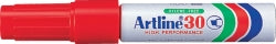 Marker Artline 30 Chisel Point Red
